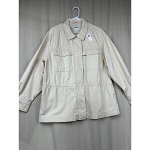 Old Navy | Women's Size Medium Jacket Coat Cream Ivory